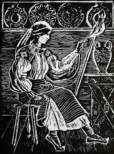 Stefaniia Gebus-Baranetska: Weaver Image - Stefaniia Gebus-Baranetska: Weaver